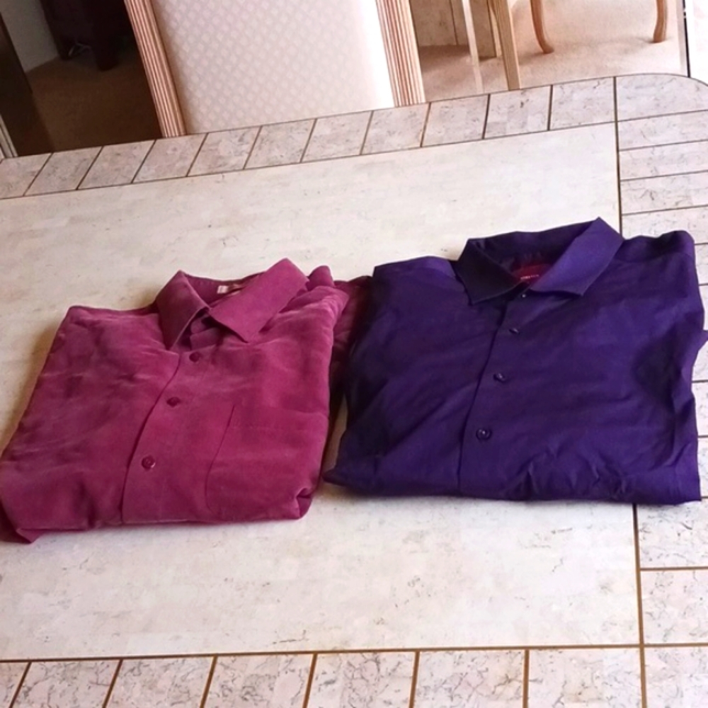 Dress shirts,men's sz 16-16 1/2....32-33 sleeve, Pierre cardin & Alfani/macys